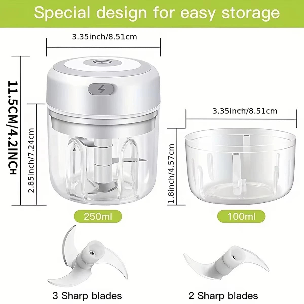 Hachoir de cuisine électrique Electric Kitchen Food Chopper