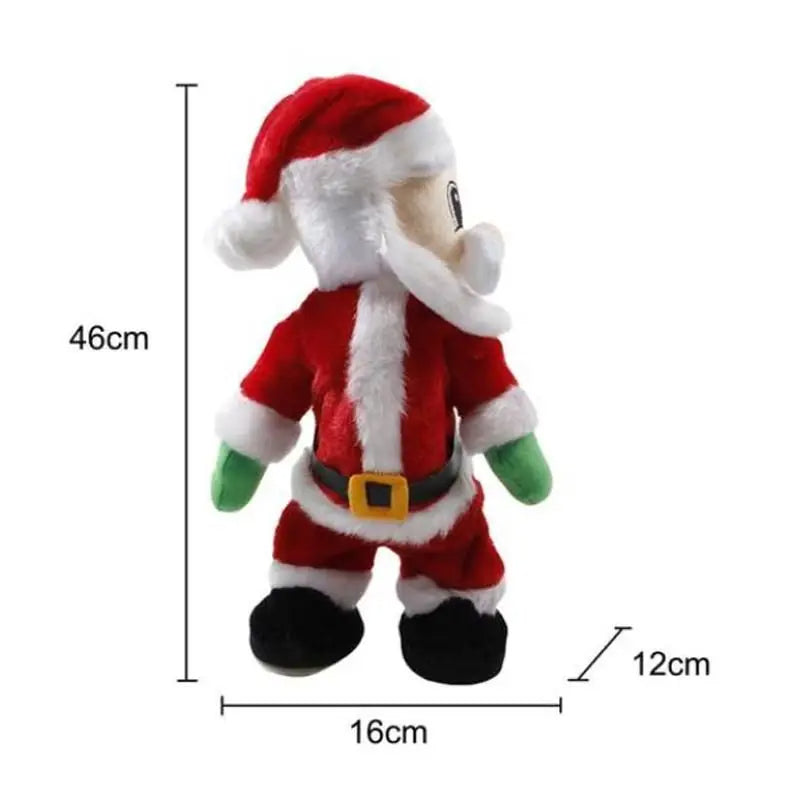 Père Noël qui fait du twerk et chante