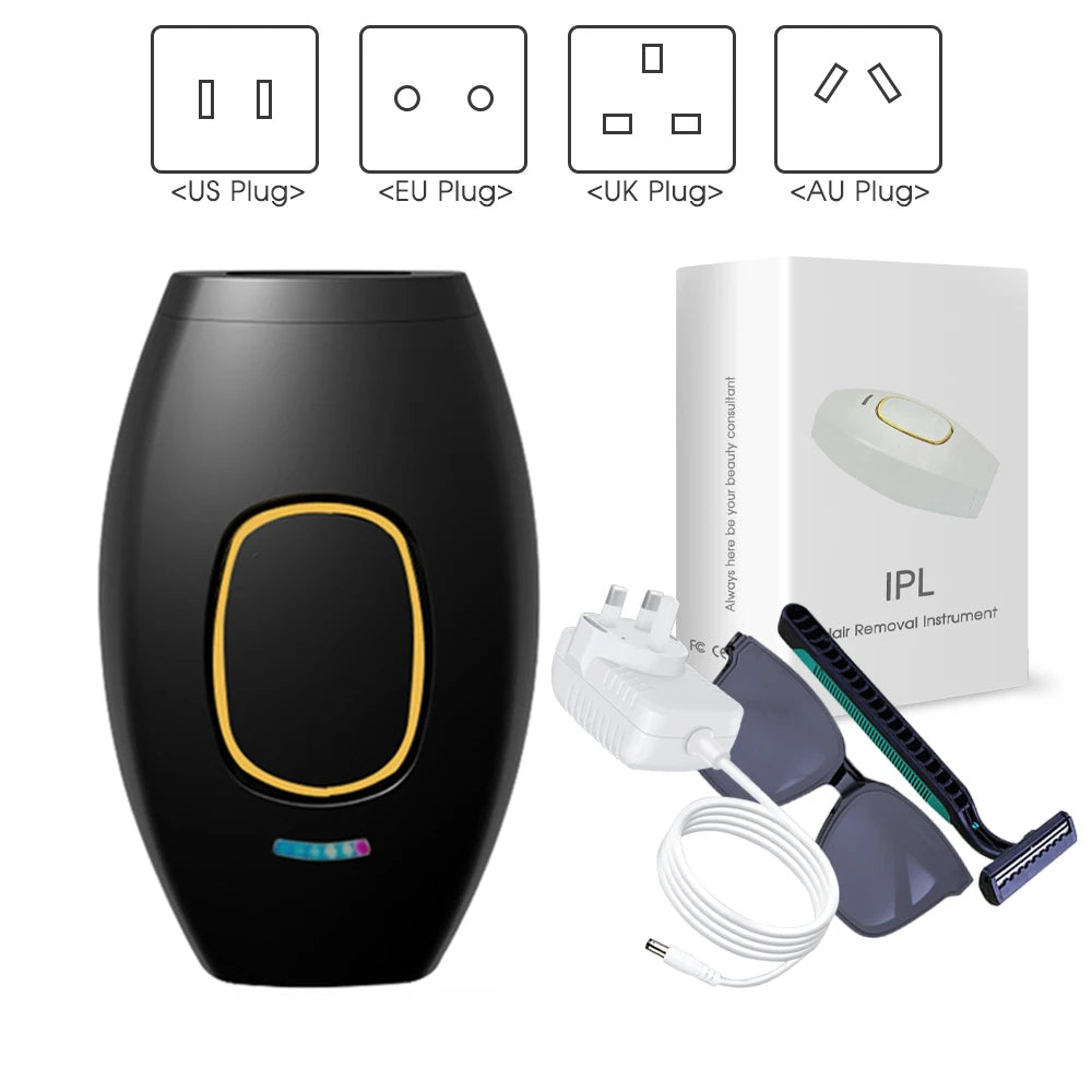 Épilateur laser indolore.     Painless Laser Hair Removel Epilator