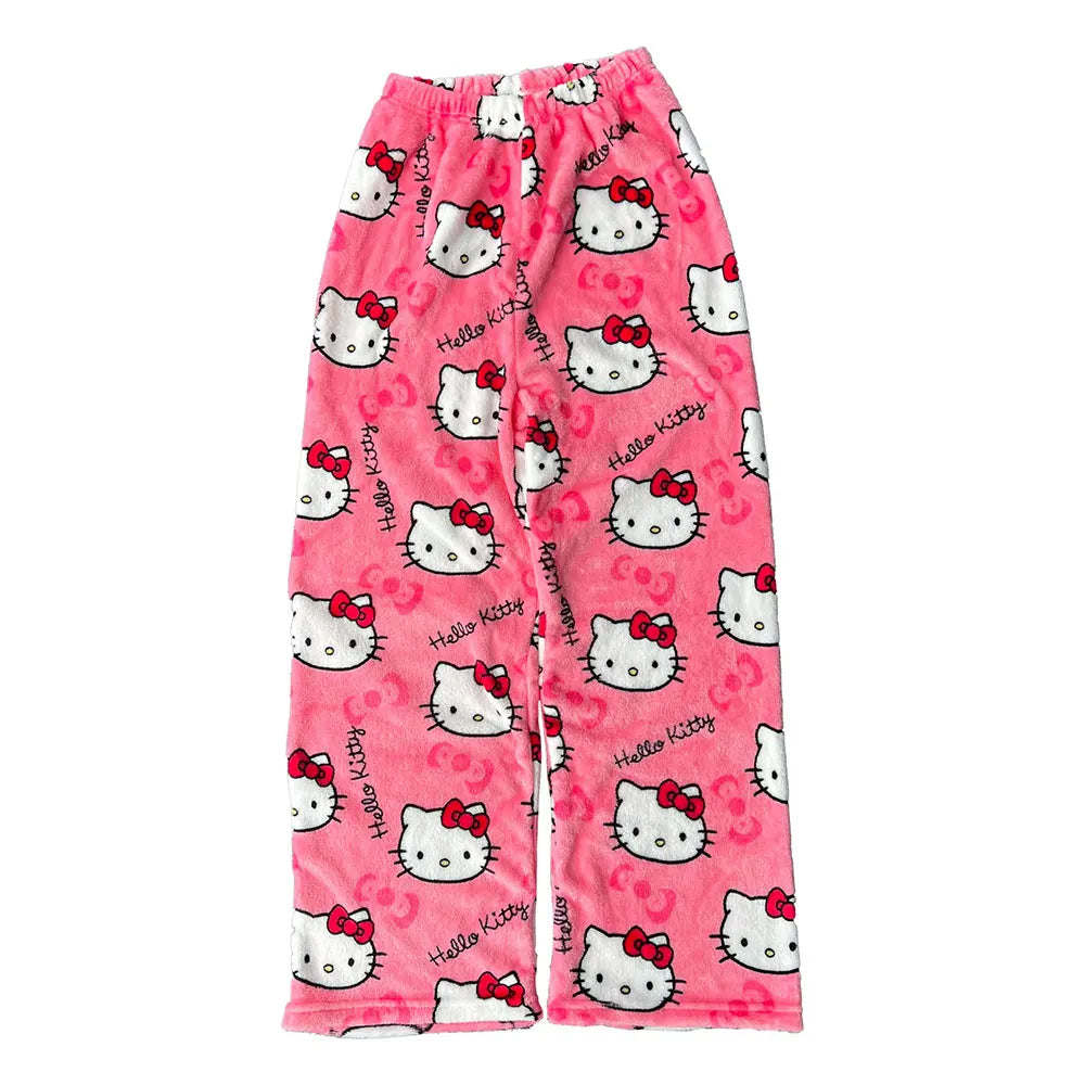 Pantalon de pyjama en flanelle mignon.