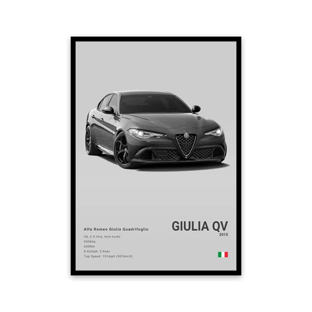Toile murale représentant une voiture