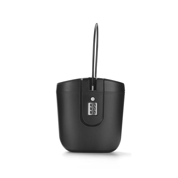 Coffre-fort portable 2 L avec serrure à combinaison à 3 chiffres