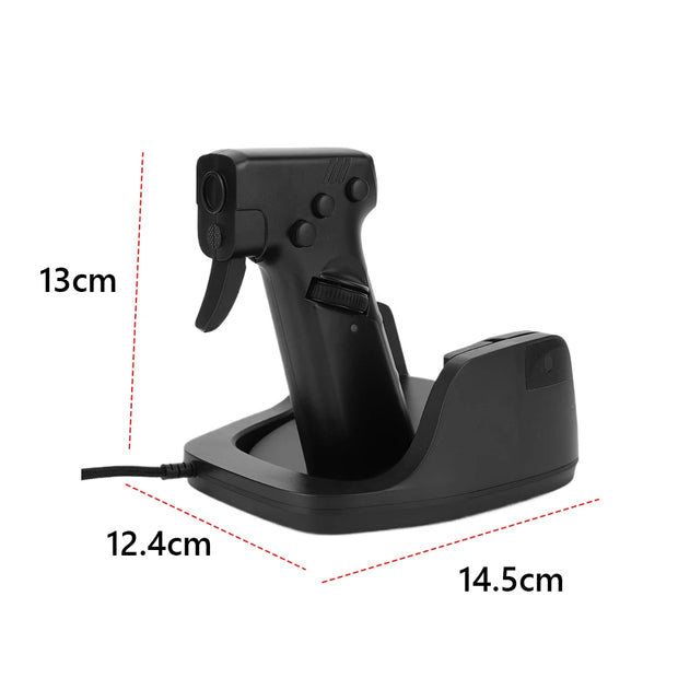 Souris de jeu verticale de style pistolet