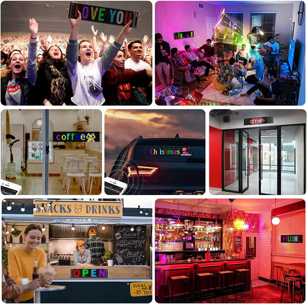 Panneau LED flexible pour voiture