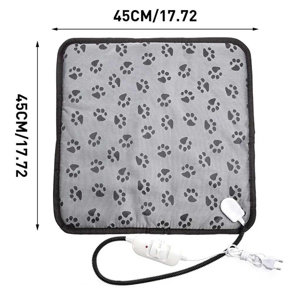 Couverture chauffante réglable pour animaux de compagnie Adjustable Pet Heating Pad Blanket