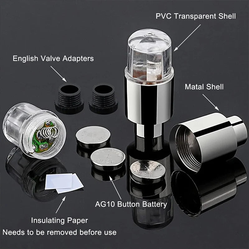 Bouchons de valve de pneu à LED