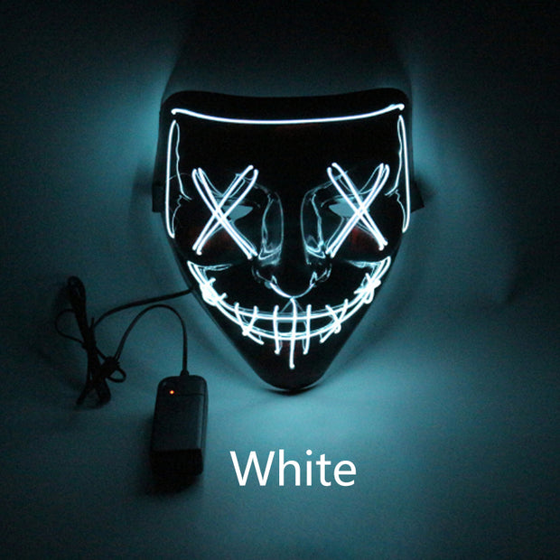 Masque d'Halloween LED