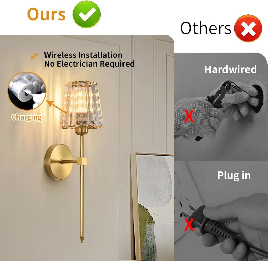 Lampe murale rechargeable à LED RVB
