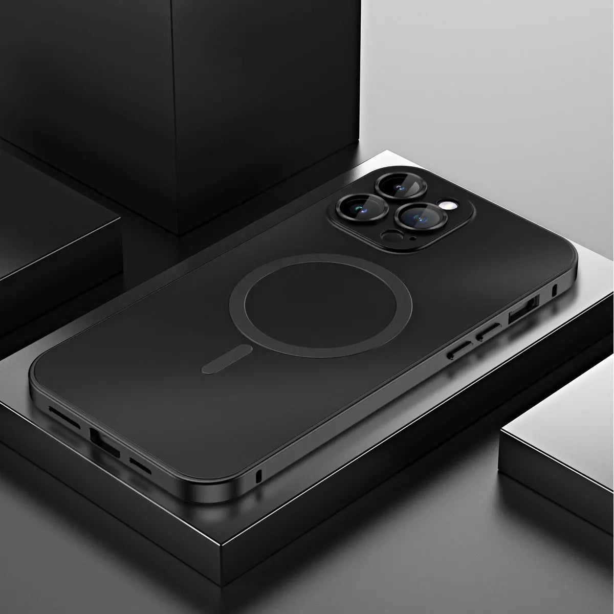 Coque intégrale en métal pour iPhone