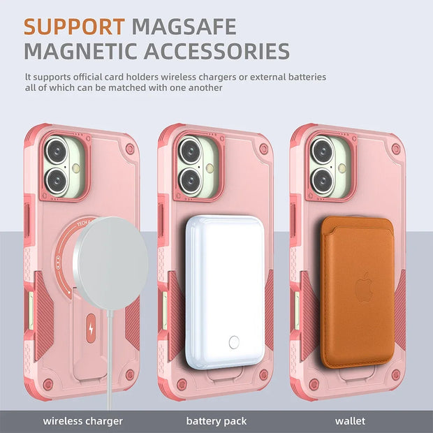 Coque magnétique antichoc pour iPhone