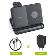 Station de charge sans fil pliable Bonola 3 en 1 pour Samsung Z Fold 3/Z Flip 4
