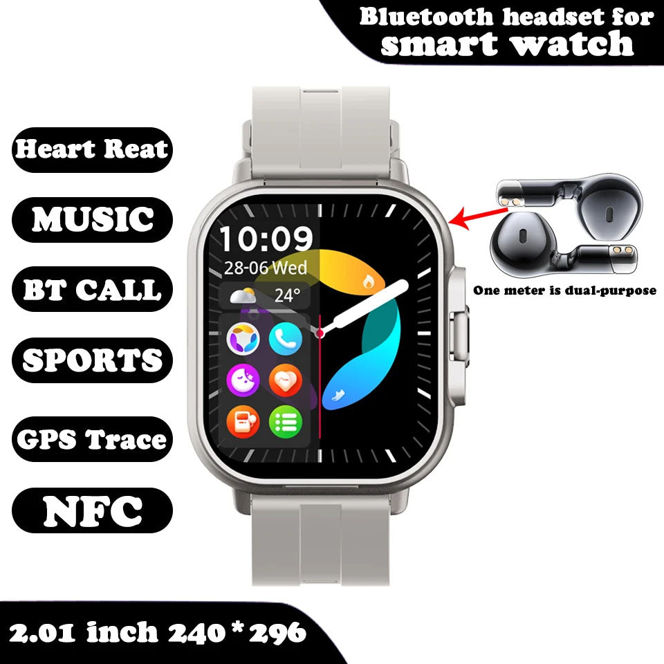 Montre connectée avec écouteurs