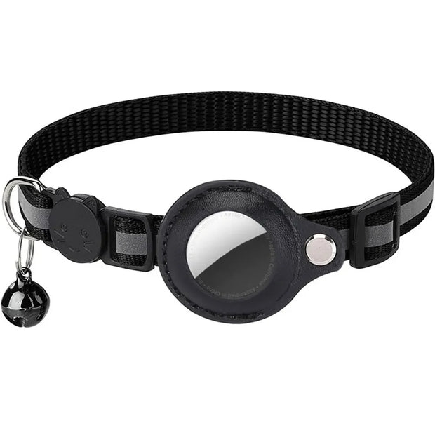 Collier réfléchissant pour chat avec support Apple AirTag