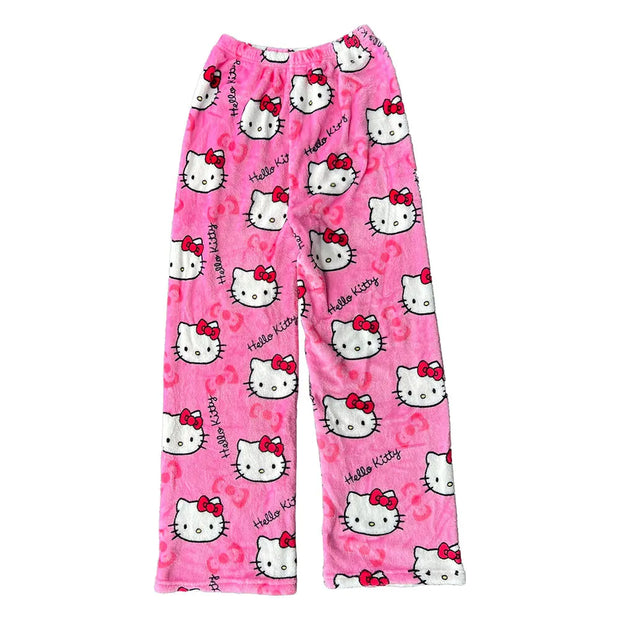 Pantalon de pyjama en flanelle mignon.