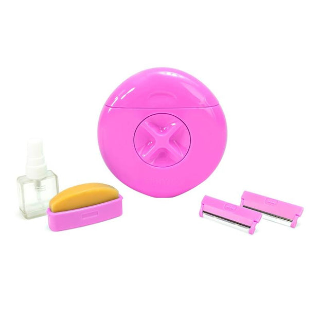 Rasoir portable 3 en 1 pour femme avec vaporisateur d'eau rechargeable