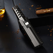 Briquet à gaz turbo en métal Metal