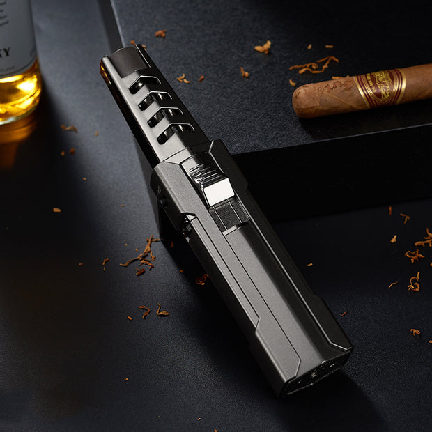 Briquet à gaz turbo en métal Metal