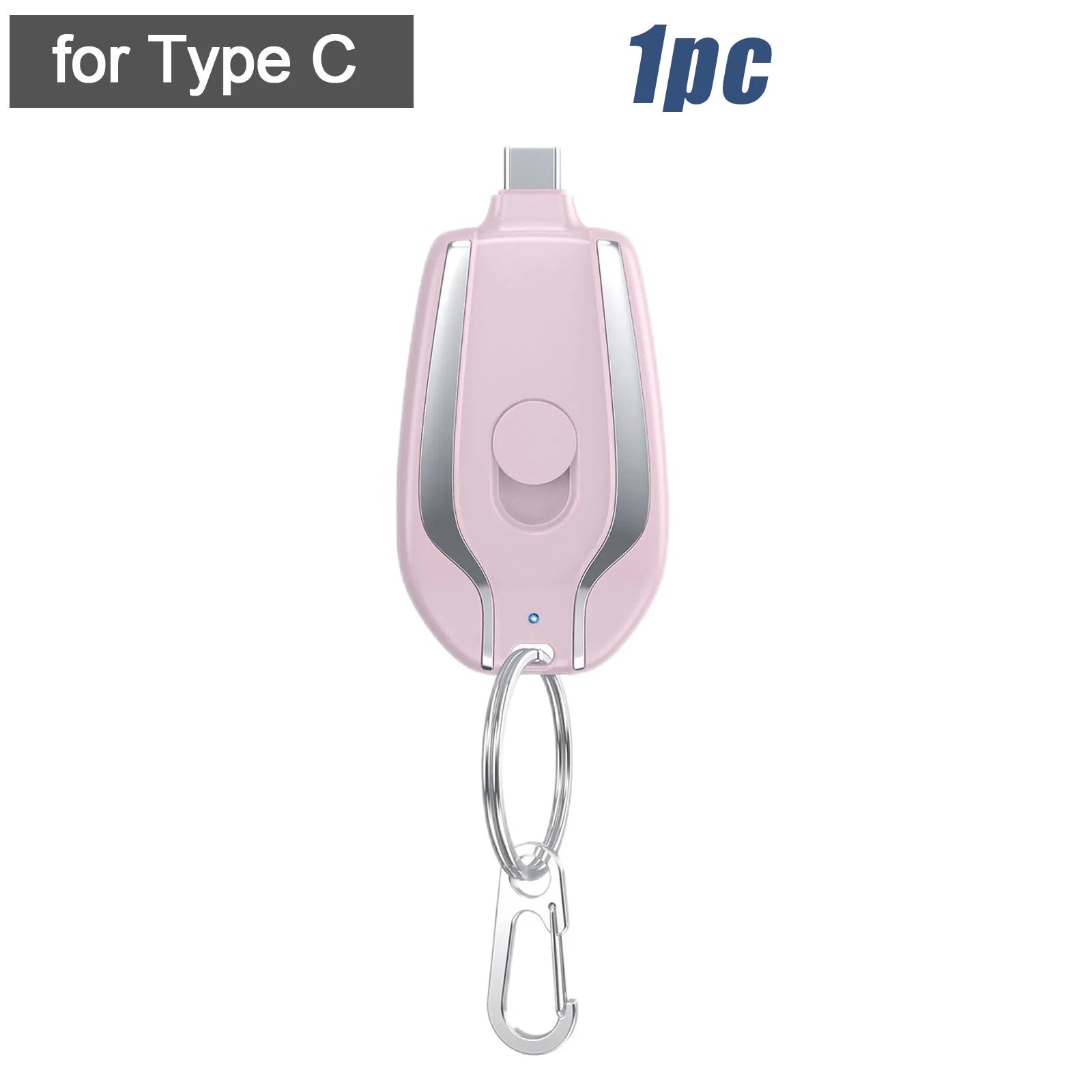 Chargeur de téléphone portable d'urgence avec porte-clés et batterie externe