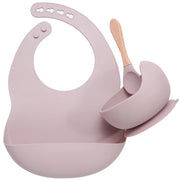 Ensemble de vaisselle en silicone pour bébé.