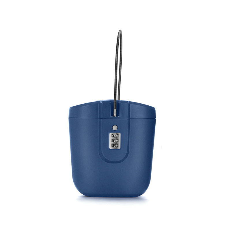 Coffre-fort portable 2 L avec serrure à combinaison à 3 chiffres