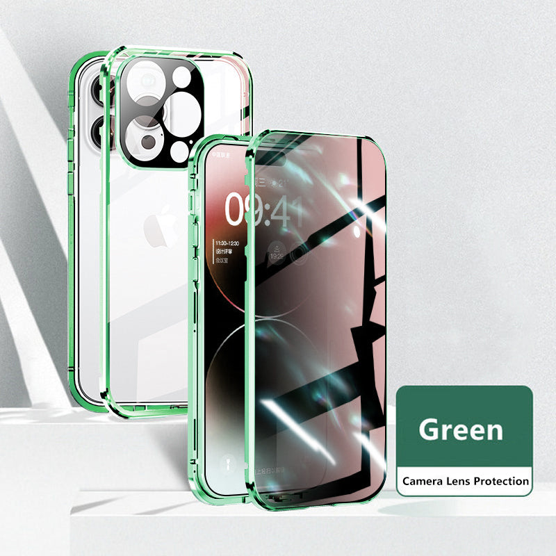Coque magnétique anti-regard pour iPhone
