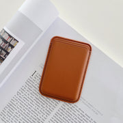Porte-cartes magnétique en cuir pour iPhone pour MagSafe