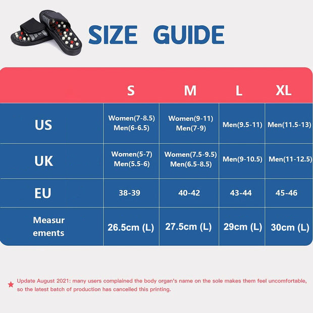 Pantoufles d'acupression