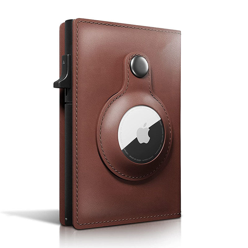 Portefeuille en cuir Smart Air Tag
