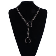 Collier chaîne avec pendentif cœur