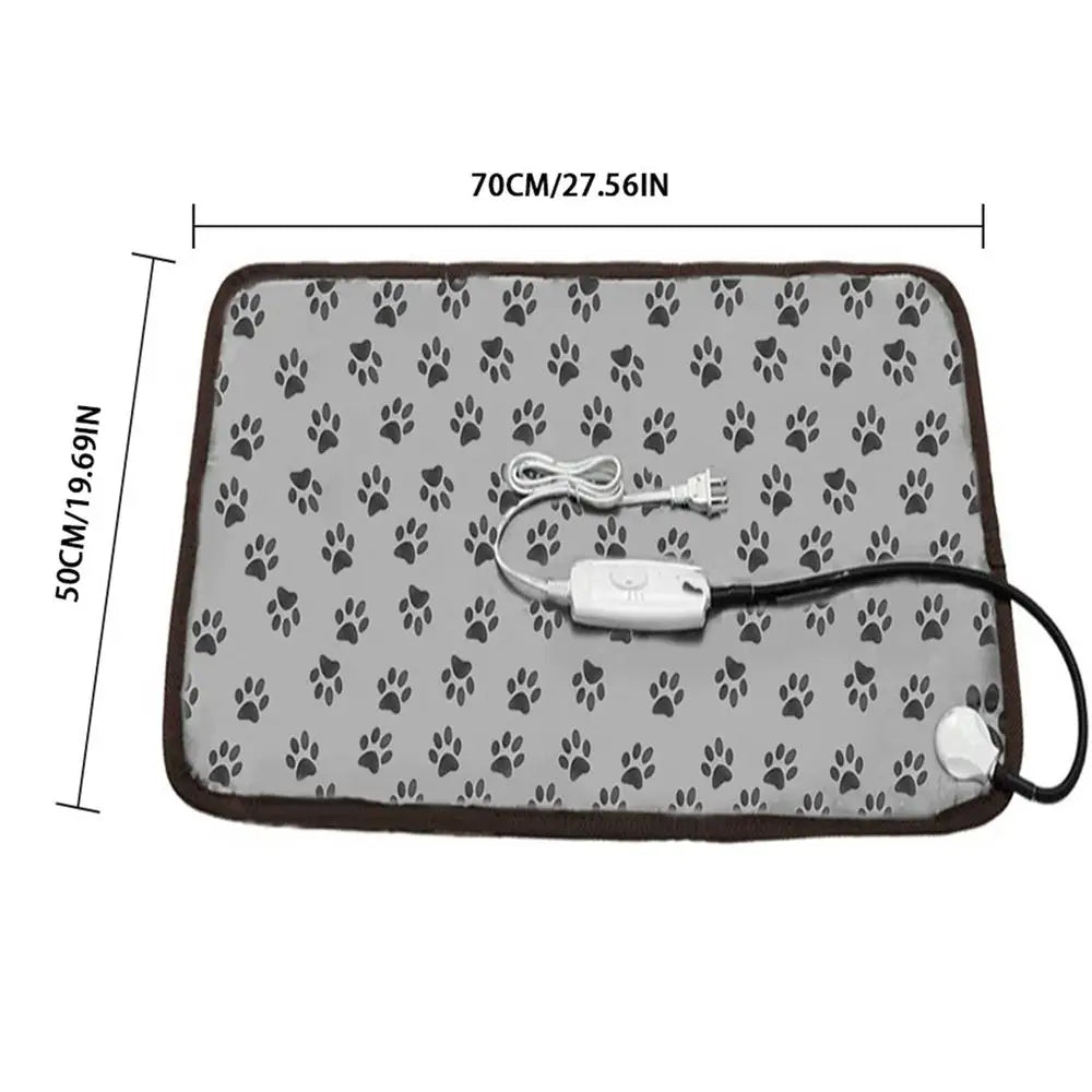 Couverture chauffante réglable pour animaux de compagnie Adjustable Pet Heating Pad Blanket