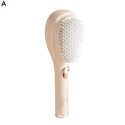 Brosse de massage télescopique autonettoyante