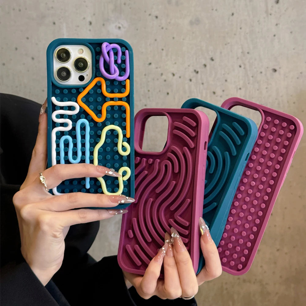 Étui de téléphone anti-stress