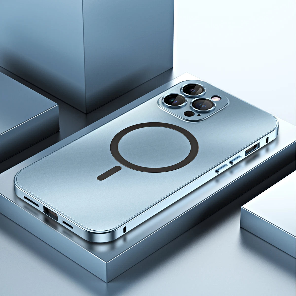 Coque intégrale en métal pour iPhone