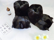 Bottes d'hiver mignonnes à griffes d'ours.