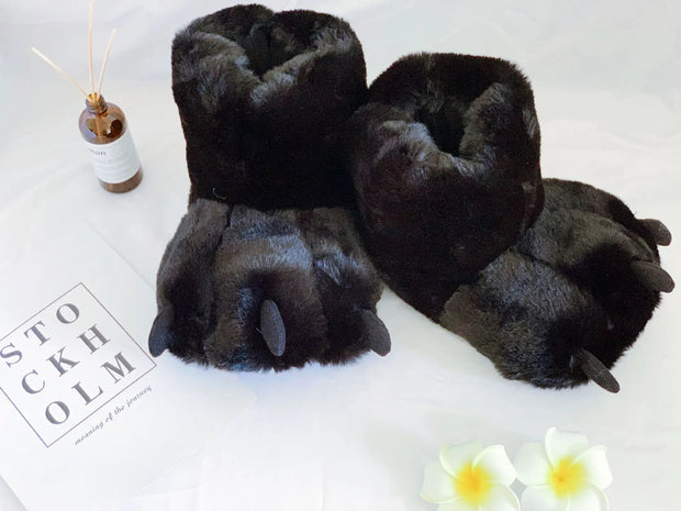 Bottes d'hiver mignonnes à griffes d'ours.