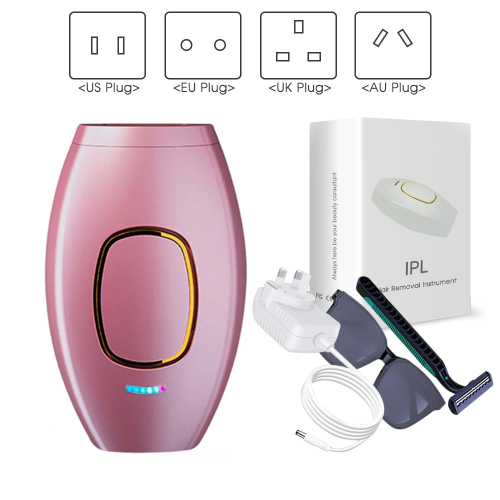 Épilateur laser indolore.     Painless Laser Hair Removel Epilator