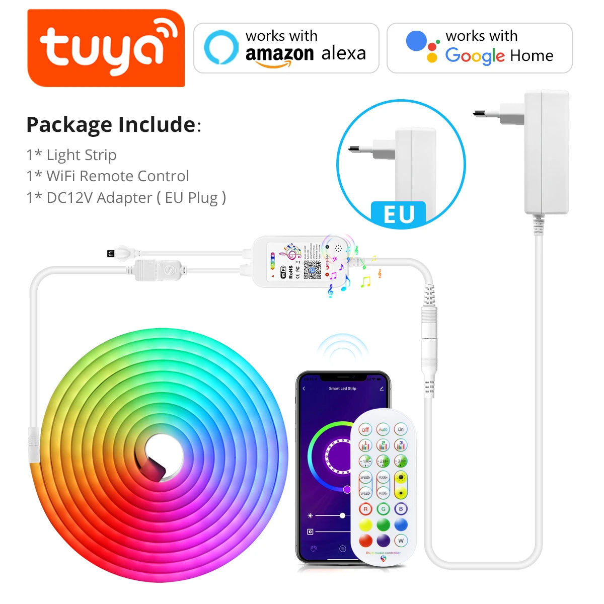 Bande LED néon intelligente