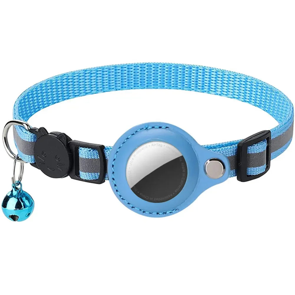 Collier réfléchissant pour chat avec support Apple AirTag
