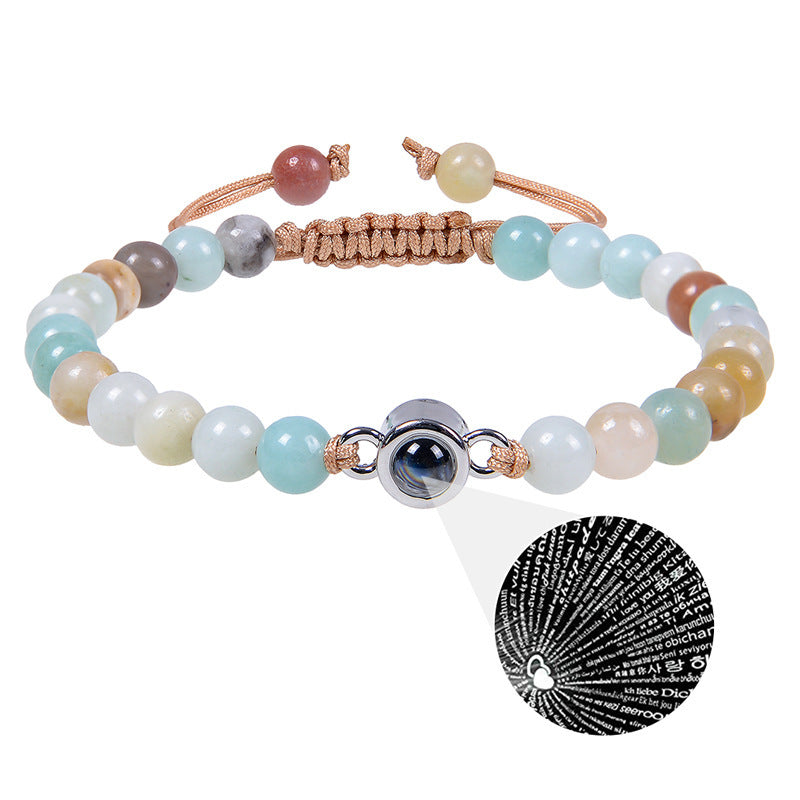 Bracelet Je t'aime en 100 langues