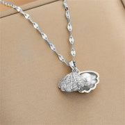 Collier de perles de coquillage ouvrable coréen.