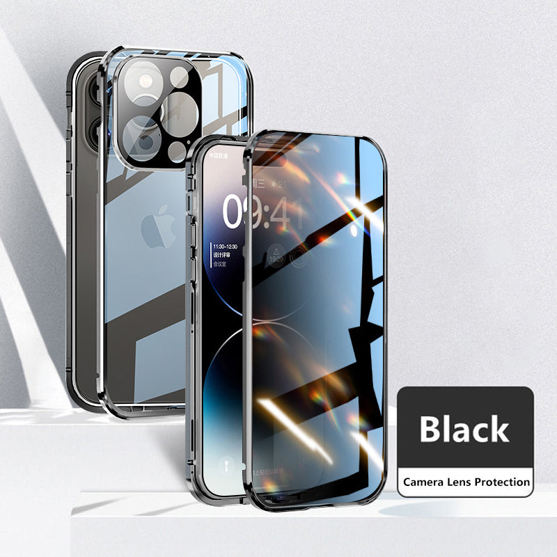 Coque magnétique anti-regard pour iPhone