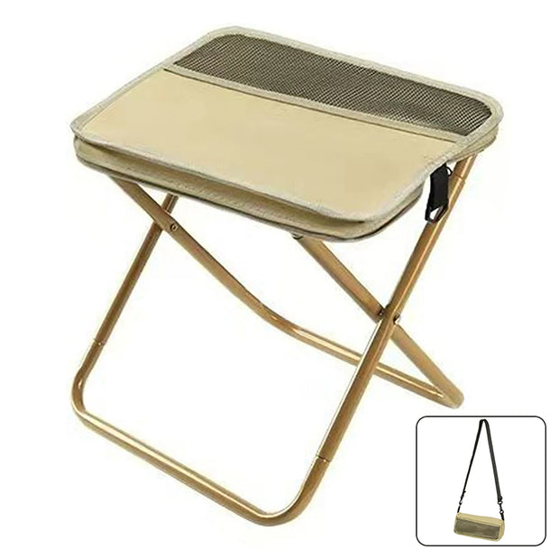 Tabouret de sac à dos pliable