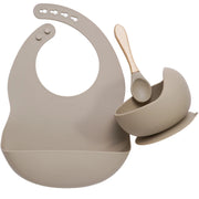 Ensemble de vaisselle en silicone pour bébé.