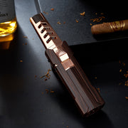 Briquet à gaz turbo en métal Metal