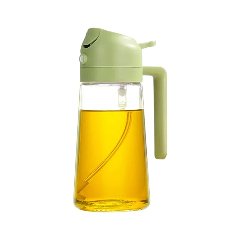 Flacon pulvérisateur d'huile 2 en 1.                                                      2 in 1 Oil Spray Bottle