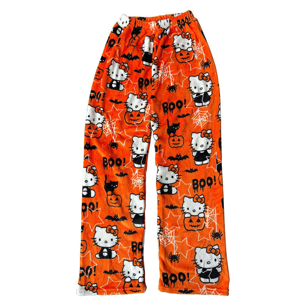 Pantalon de pyjama en flanelle mignon.