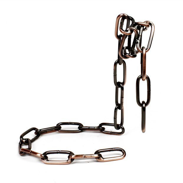 Porte-bouteilles flottant en chaîne de fer