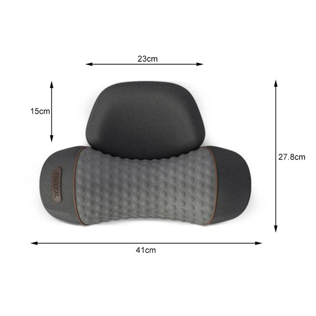 Coussin de massage électrique pour le cou, chauffant et vibrant