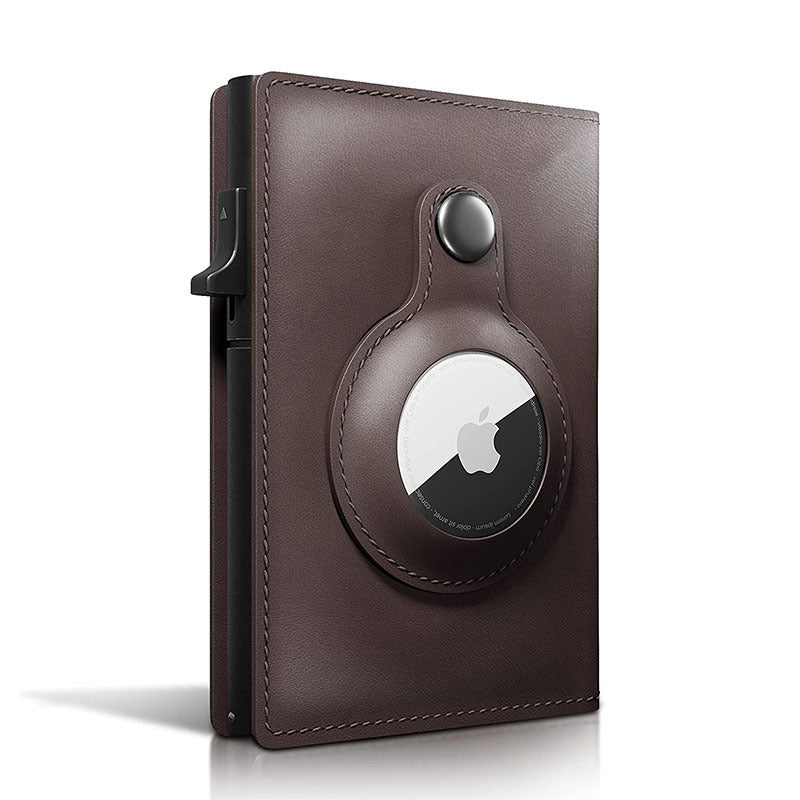 Portefeuille en cuir Smart Air Tag