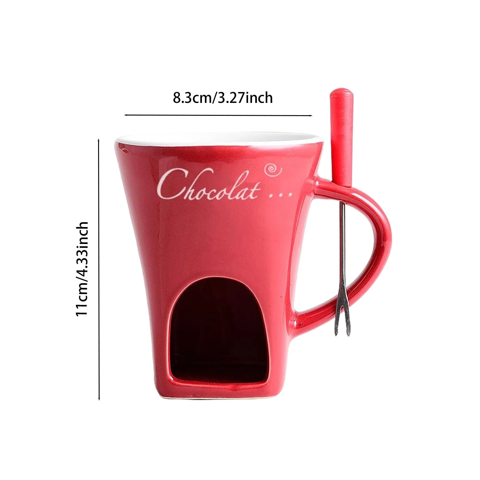 Tasse à fondue.